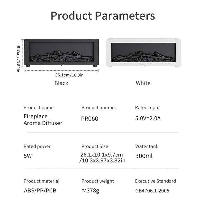 Flame Humidifier & Aroma Diffuser
