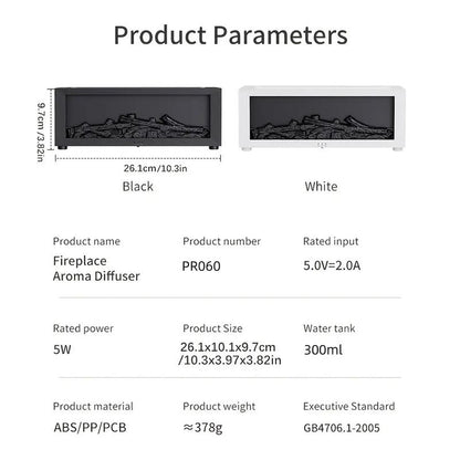 Flame Humidifier & Aroma Diffuser